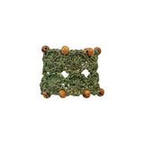 Juliska - Table Accessories - Macrame Napkin Ring - Green