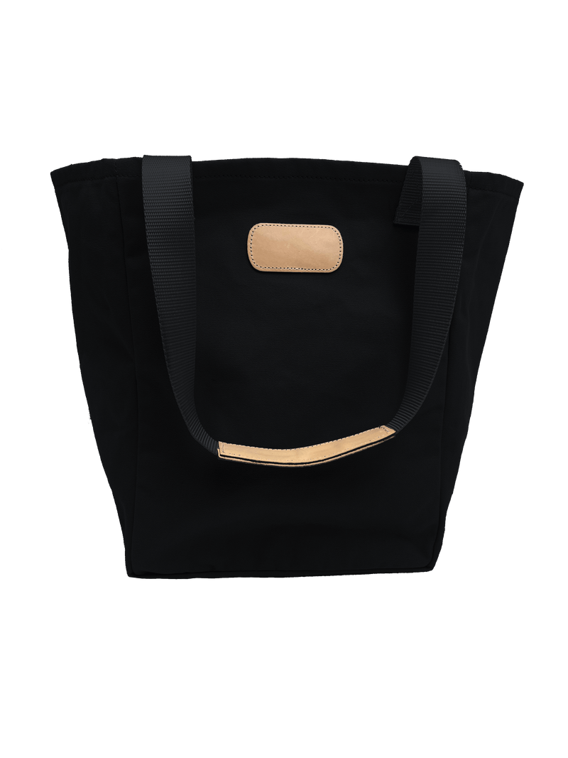 Jon Hart Design - Tote - Market - Black Canvas with Natural