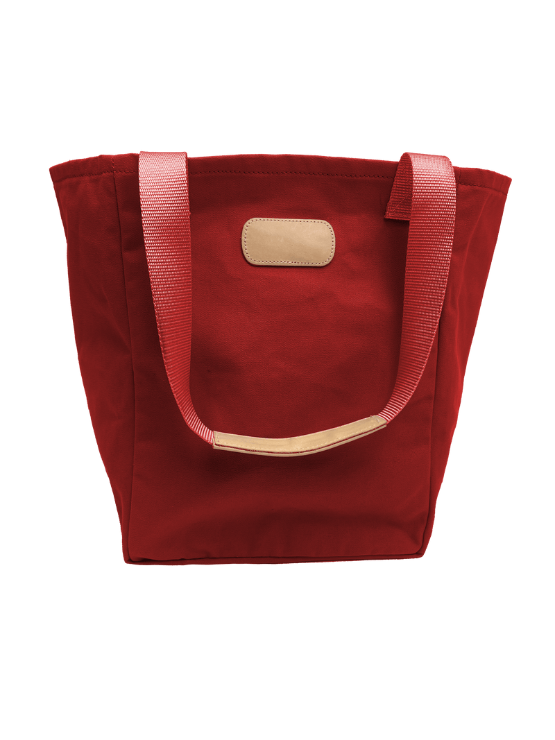 Jon Hart Design - Tote - Market - Red Canvas with Natural