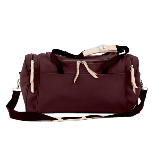 Jon Hart Design - Travel - Small Square Duffel - Burgundy