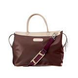 Jon Hart Design - Travel - Burleson Bag - Burgundy Coated