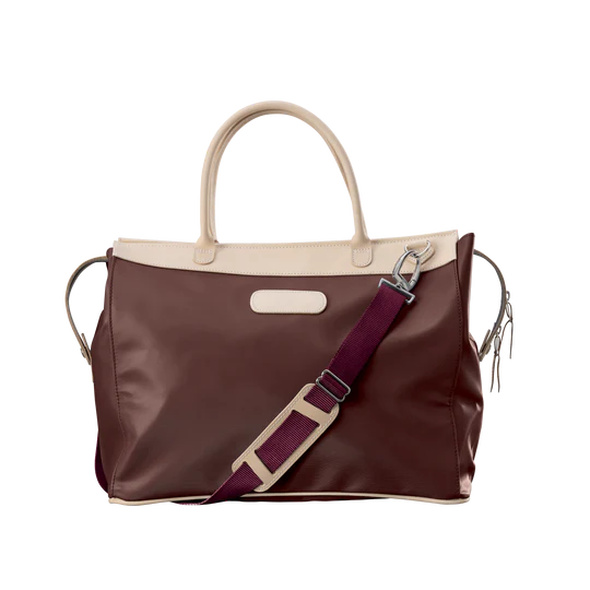 Jon Hart Design - Travel - Burleson Bag - Burgundy Coated