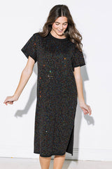 Queen of Sparkles - Dress - Multi Rhinestone Active Midi