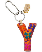 Consuela - Charm - Orange Felt Alphabet Charm ?Y’