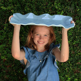 Beatriz Ball - Platters - Vida Havana Aqua Long Rectangular