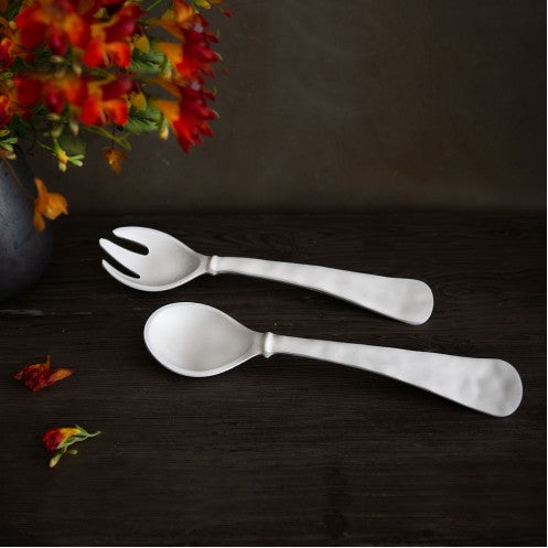 Beatriz Ball - Salad Server & Utensils - Vida Nube White