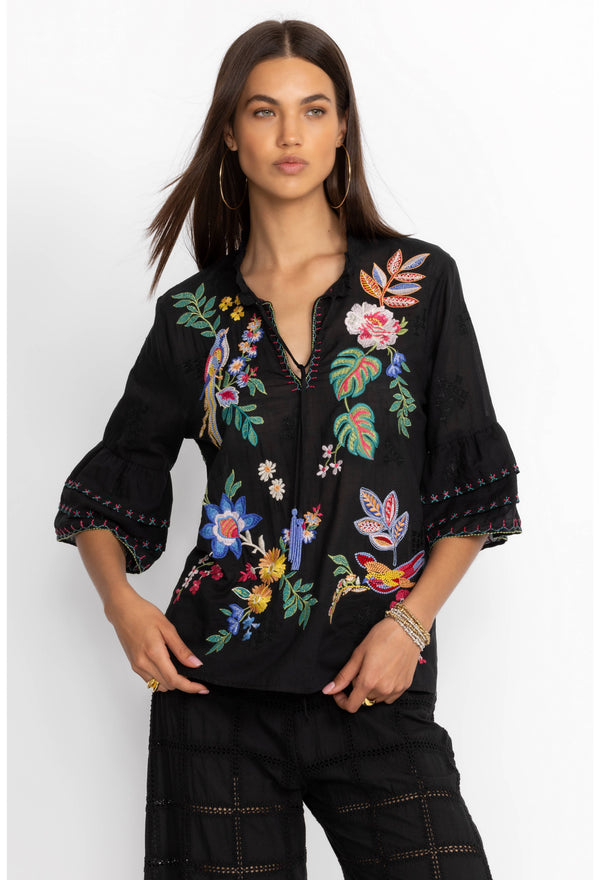 Johnny was - Ruffle Sleeve Blouse