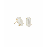 Kendra Scott - Betty Gold Stud Earrings - Ivory Mother