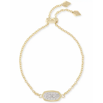 Elaina silver adjustable store chain bracelet